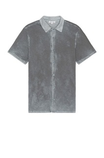 Рубашка Cotton Citizen Presley Short Sleeve Buttondown, цвет Vintage Natural Blue