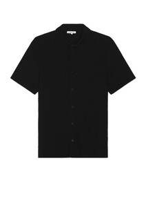 Рубашка Cotton Citizen Presley Short Sleeve Buttondown, цвет Jet Black