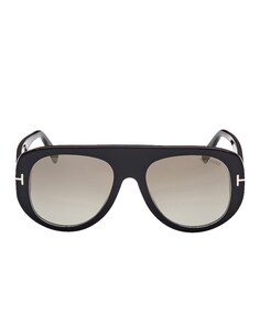 Солнцезащитные очки Tom Ford Cecil, цвет Shiny Black &amp; Brown