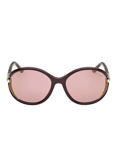 Солнцезащитные очки Tom Ford Melody, цвет Shiny Brown &amp; Gradient Violet