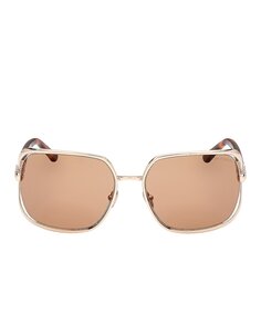 Солнцезащитные очки Tom Ford Goldie, цвет Shiny Rose Gold &amp; Shiny Classic Havana