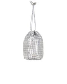 Сумка Cult Gaia Gypsum Wristlet, цвет Shiny Silver