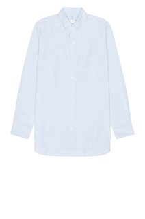 Рубашка Ts(S) Pastel Color Cotton Oxford Cloth B.D., синий