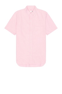 Рубашка Ts(S) Pastel Color Cotton Oxford Cloth B.D. Short Sleeve, розовый