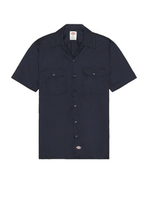 Рубашка Dickies Original Twill Short Sleeve Work, цвет Dark Navy