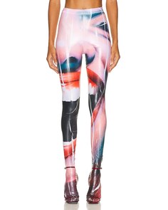 Брюки Diesel Printed Tights, цвет Multi