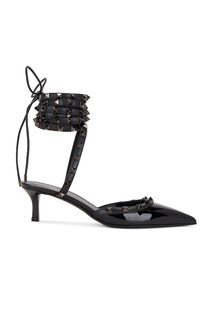 Туфли Valentino Garavani Rockstud Ankle Strap, неро