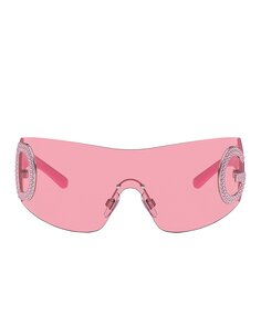 Солнцезащитные очки Dolce &amp; Gabbana Shield, розовый