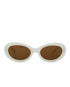 Солнцезащитные очки Dries Van Noten Oval, белый
