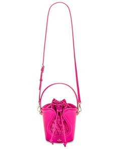 Сумка Valentino Garavani Sculpture Bucket, розовый