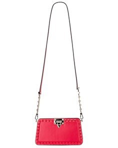 Сумка-клатч Valentino Garavani Rockstud, цвет Rouge Pur