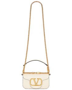 Сумка-клатч Valentino Garavani Small Loco Shoulder, цвет Light Ivory