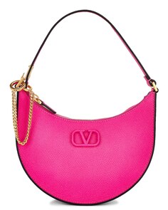 Сумка хобо Valentino Garavani V Logo Signature Mini Hobo Bag, розовый