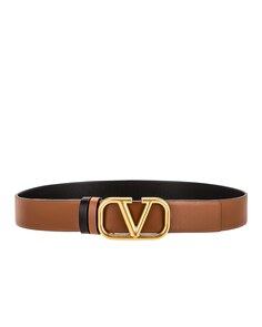 Ремень Valentino Garavani VLogo Buckle, цвет Selleria &amp; Nero