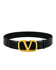 Ремень Valentino Garavani Valentino H.40 Buckle, неро