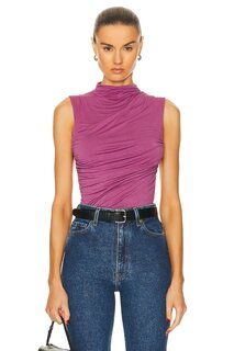 Топ Enza Costa Sleeveless Twist, цвет Rose Mauve