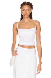 Топ Enza Costa Supima Cotton Essential Strappy, белый