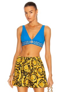 Топ бикини Versace Sport, цвет Teal