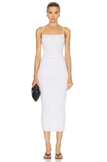 Платье Wardrobe.Nyc Ruched Slip, белый