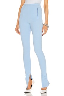 Брюки Wardrobe.Nyc Side Zip Legging, цвет Mid Blue