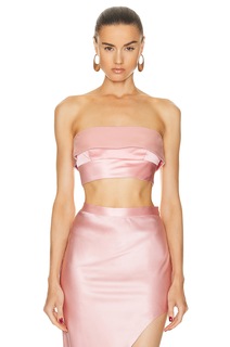 Топ Fleur Du Mal Strapless, цвет Pink Lady