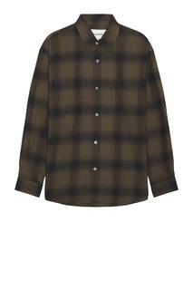 Рубашка Frame Flannel, цвет Khaki Plaid
