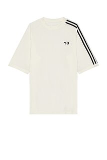 Футболка Y-3 Yohji Yamamoto 3s Short Sleeve, цвет off white/black