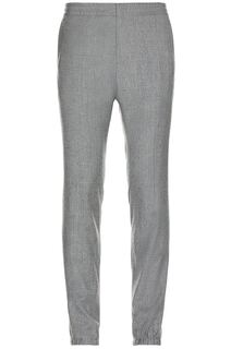 Брюки Zegna Techmerino Wash &amp; Go Joggers, серебряный