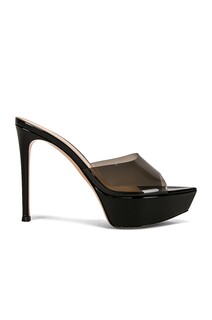 Туфли Gianvito Rossi Betty Platforms, цвет Fume &amp; Black