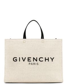Сумка-тоут Givenchy Medium G Tote Shopping, цвет Beige &amp; Black