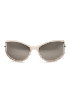 Солнцезащитные очки Givenchy Oval, цвет Shiny Opaline White