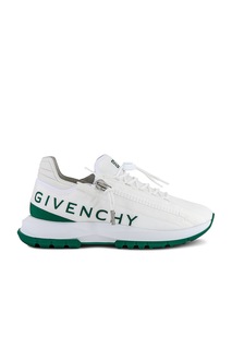 Кроссовки Givenchy Spectre Zip Runners, цвет White &amp; Green