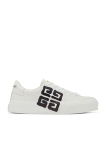 Кроссовки Givenchy City Sport Lace Up, цвет White &amp; Black