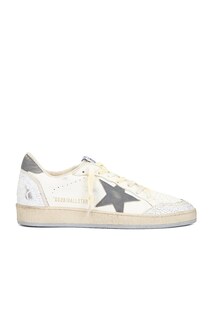 Кроссовки Golden Goose Ball Star In White &amp; Grey, цвет White &amp; Grey