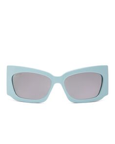Солнцезащитные очки Gucci Geometrical Directional, цвет Light Blue