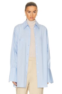 Рубашка Helsa Cotton Poplin Oversized, цвет Sky Blue