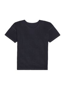 Футболка Homme Plisse Issey Miyake Short Sleeve, темно-синий