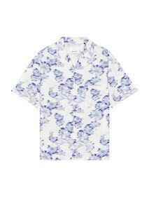 Рубашка Isabel Marant Lazlo Ginkgo, цвет Light Blue