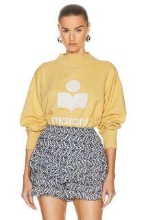 Свитер Isabel Marant Etoile Moby Sweatshirt, цвет Sunlight &amp; Ecru