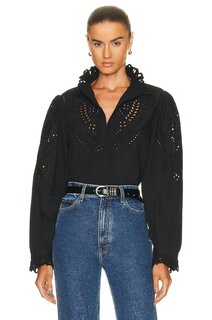 Блузка Isabel Marant Etoile Raissa, черный