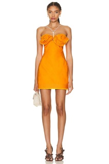 Платье Jacquemus La Robe Artichaut Courte, оранжевый