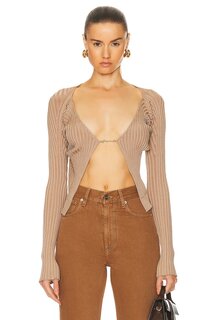 Свитер Jacquemus La Maille Pralu Longue Top, цвет Light Brown 2