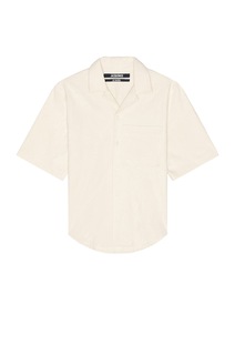 Рубашка Jacquemus La Chemise Cordao, цвет Off-white