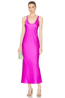 Платье миди L&apos;Agence Akiya Tank, цвет Bright Violet L'agence