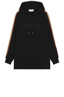 Худи Lanvin Ide Curb Oversized, черный