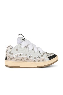 Кроссовки Lanvin Stud Curb, белый