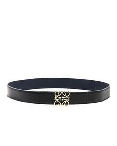 Ремень Loewe Anagram, цвет Black, Navy &amp; Gold