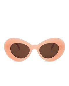 Солнцезащитные очки Loewe Curvy, цвет Shiny Pink &amp; Brown