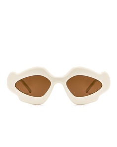 Солнцезащитные очки Loewe Paula&apos;S Ibiza Oval, цвет Shiny Ivory