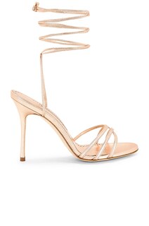 Туфли Manolo Blahnik Leva 105 Nappa, цвет Copper